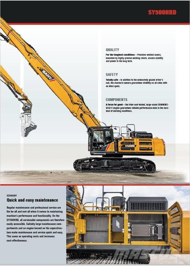 Sany SY500 HRD Abrissbagger