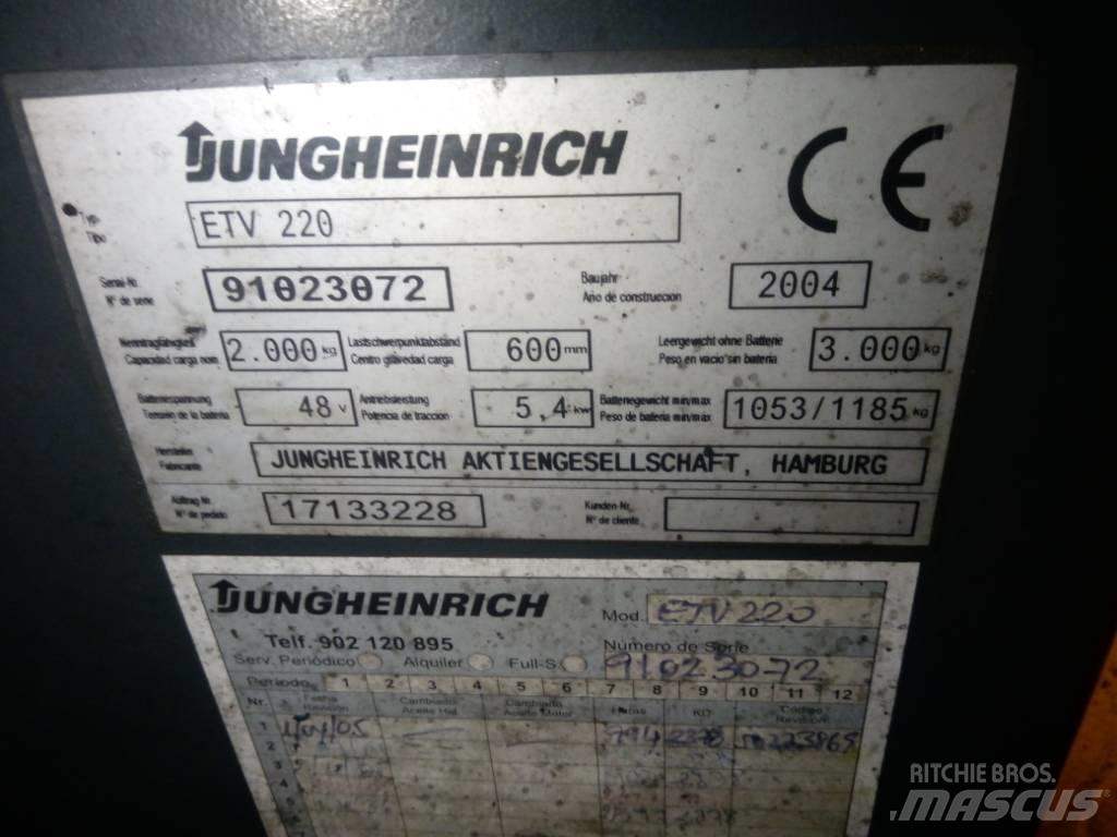 Jungheinrich ETV 220 Schubmaststapler