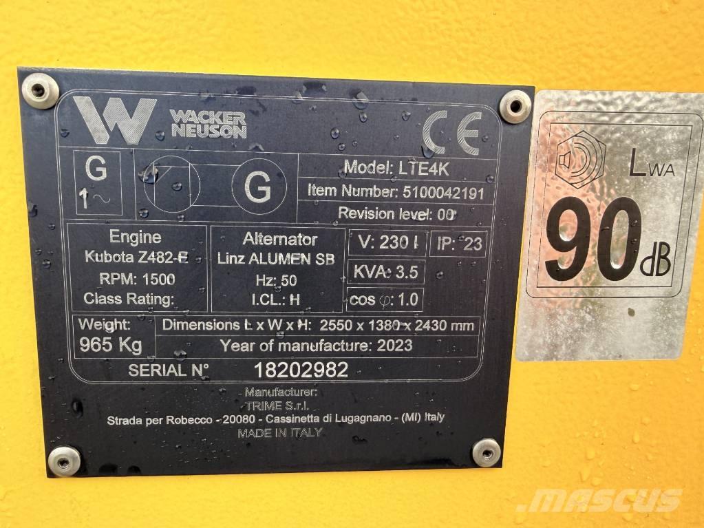 Wacker Neuson LTE4 K Lichtmasten