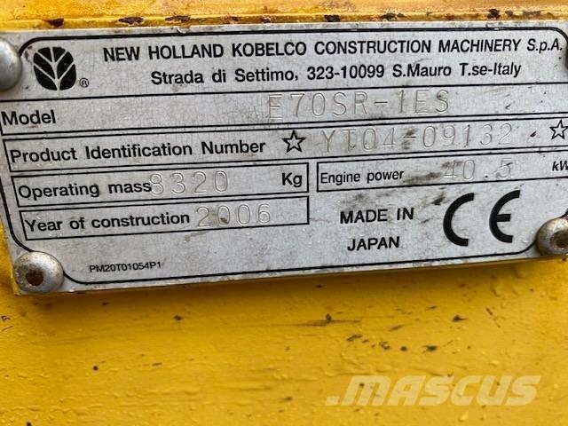 New Holland E 70 SR Midibagger  7t - 12t