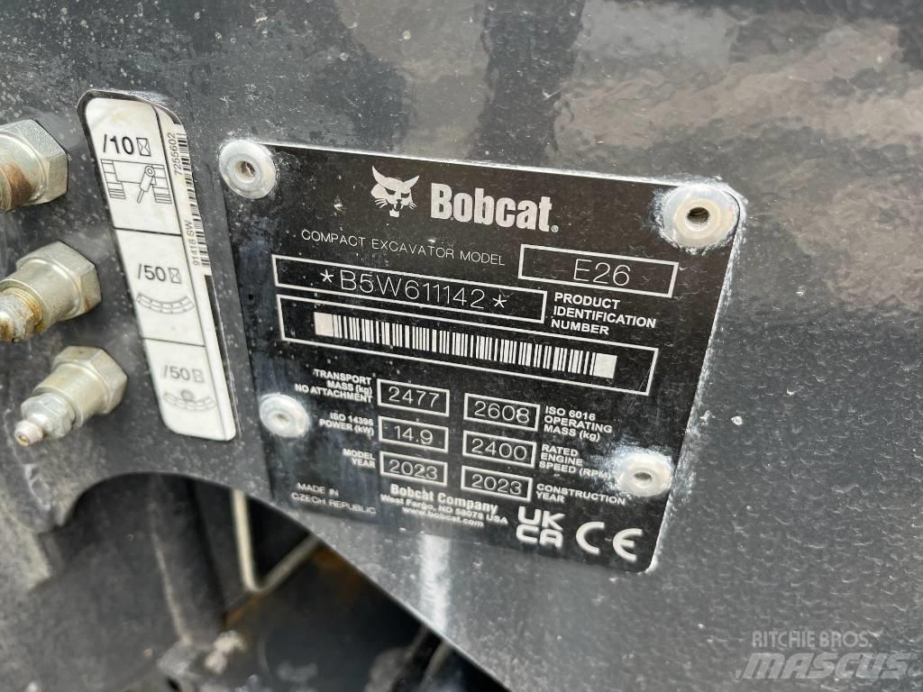 Bobcat E 26 Minibagger < 7t