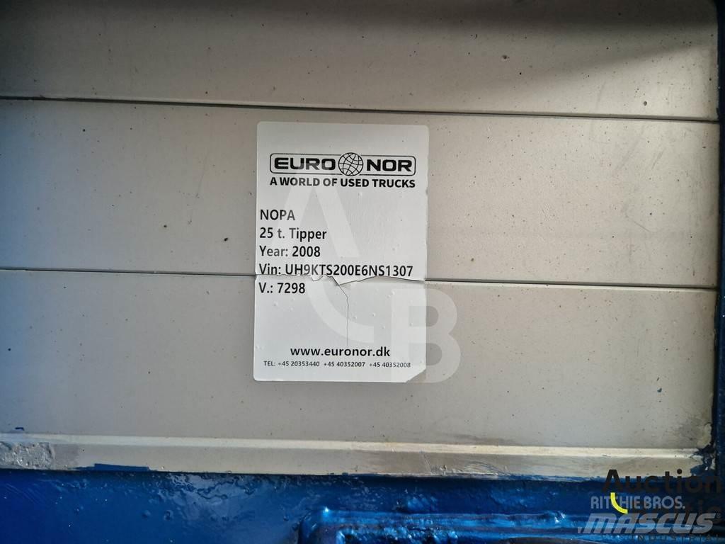 Nopa 25t. Tipper Curtainsiderauflieger