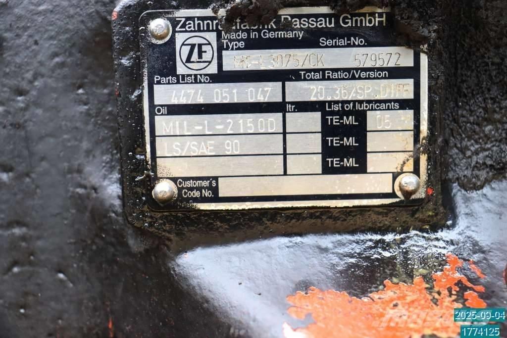 Huddig 1160 D LKW-Achsen