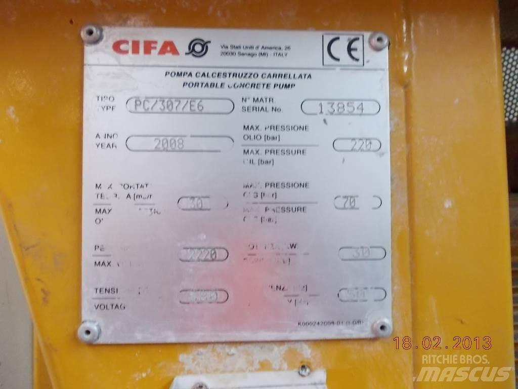 Cifa PC 307 E6 Betonpumpen