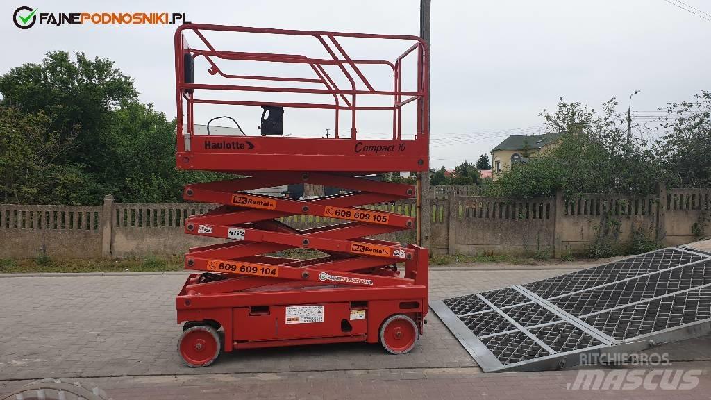 Haulotte Compact 10 Scheren-Arbeitsbühnen