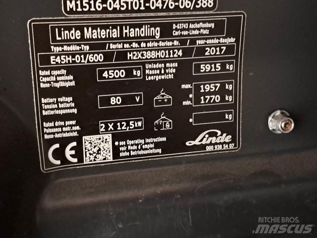Linde E45H-01/600 Elektrische heftrucks