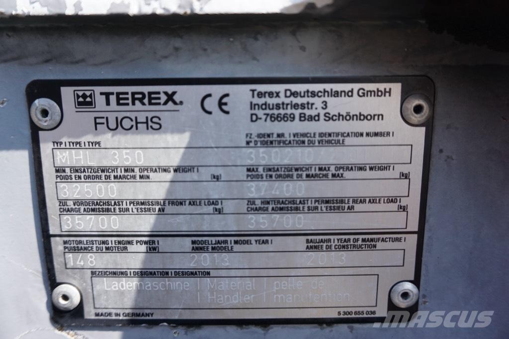 Fuchs MHL 350 Materialumschlag