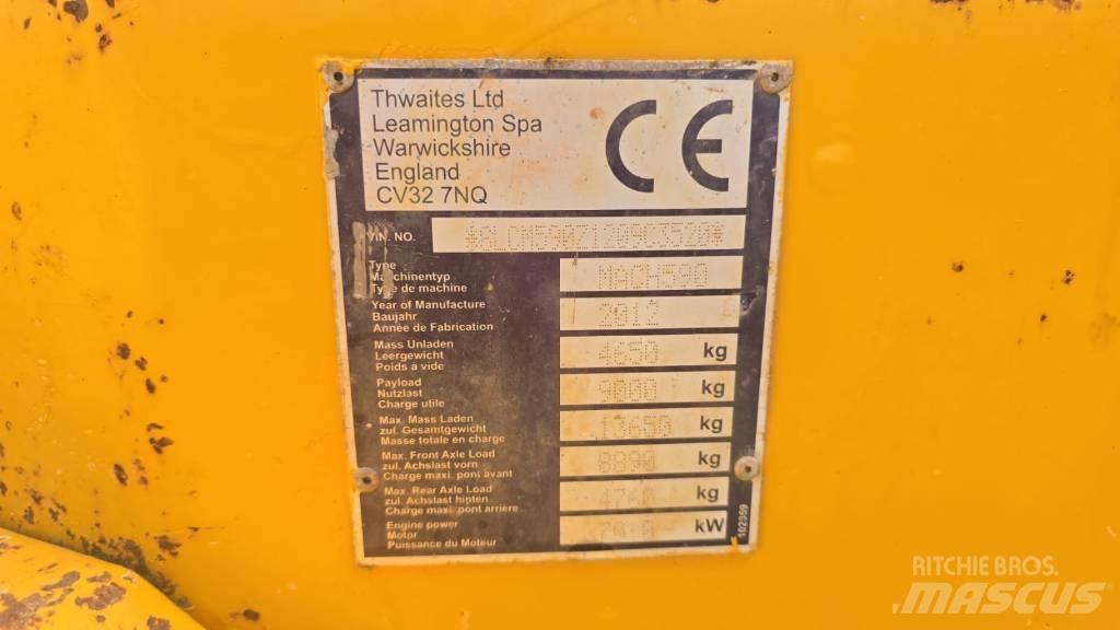 Thwaites MACH 590 Dumper - Knickgelenk