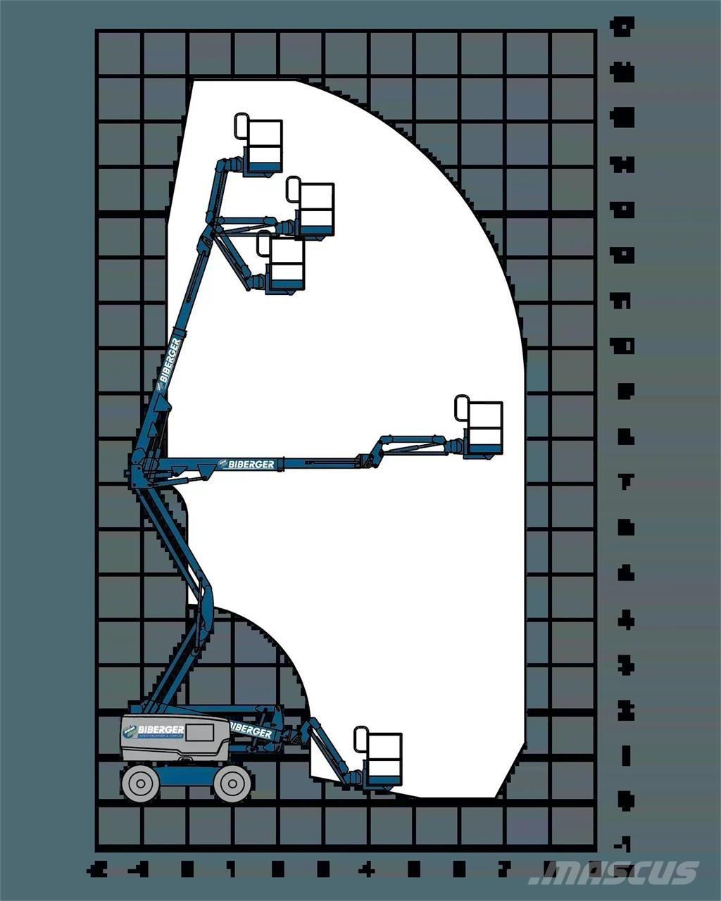 JLG E450AJ Gelenkteleskoparbeitsbühnen