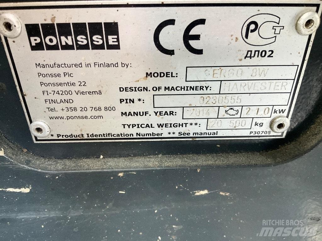 Ponsse Ergo 8W Harvester
