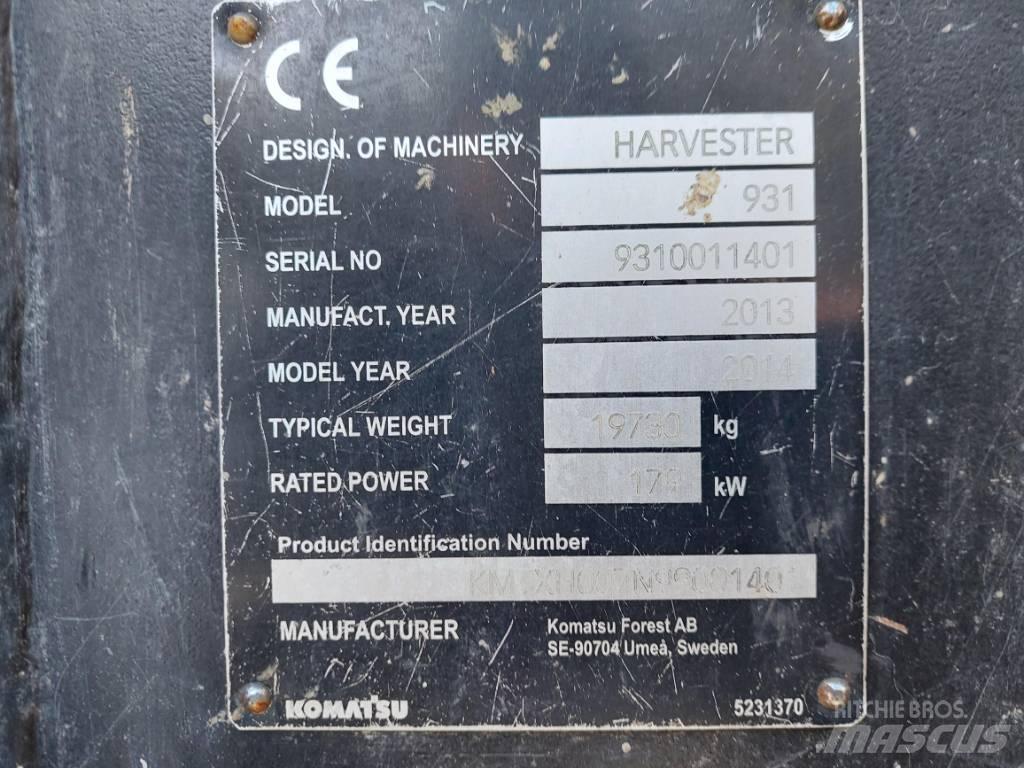 Komatsu 931.1 Harvester