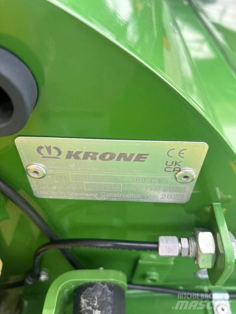 Krone F 360CV Mähwerke