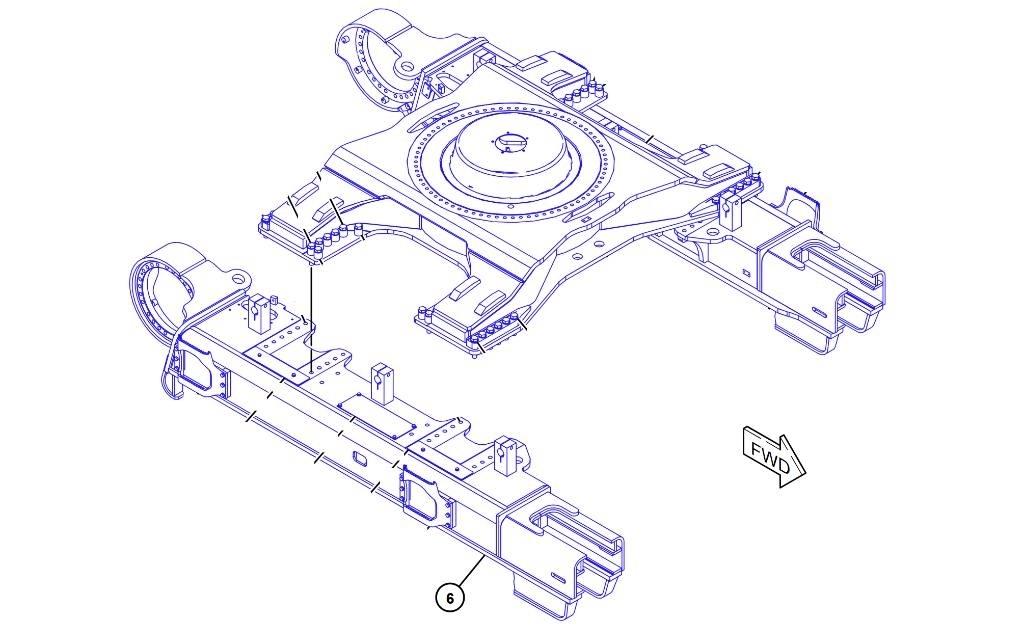 CAT 390 F L Chassis