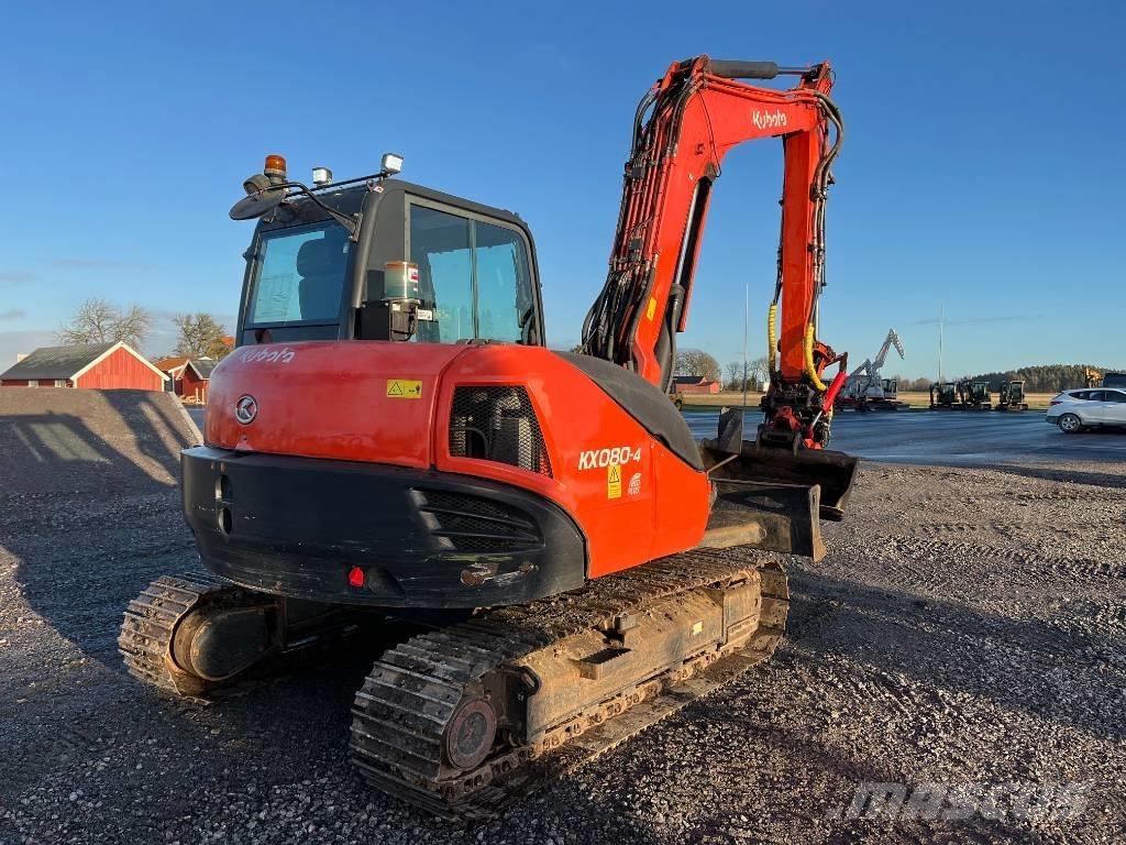 Kubota KX 080-4 Midibagger  7t - 12t