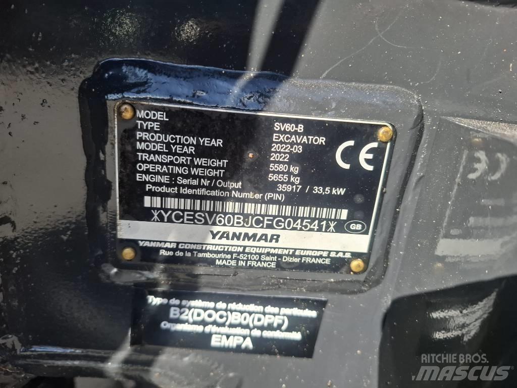 Yanmar SV 60-B Minibagger < 7t
