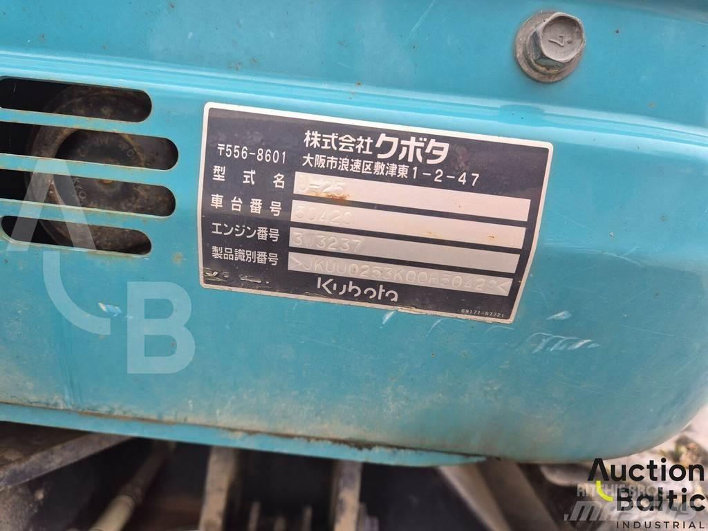 Kubota U 25 Minibagger < 7t