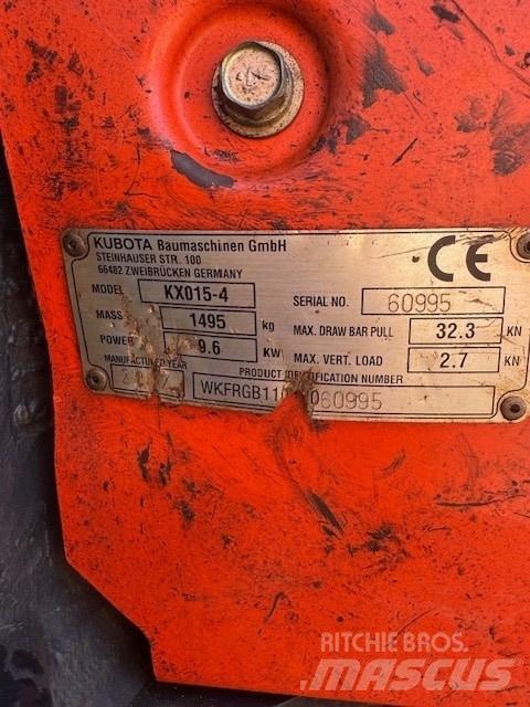 Kubota KX 015-4 Minibagger < 7t