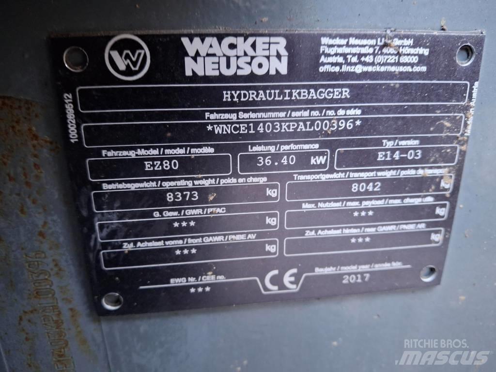 Wacker Neuson EZ 80 Midibagger  7t - 12t