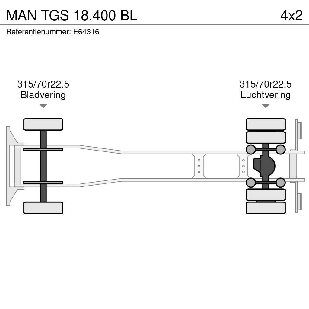 MAN TGS 18.400 BL Pritsche & Plane