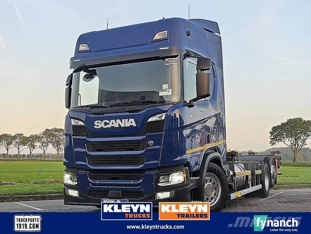 Scania R410 LNG Absetzkipper