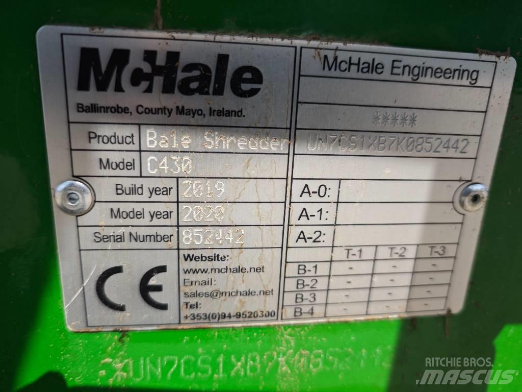 McHale C 430 Ballenschredder, -schneider und -wickler