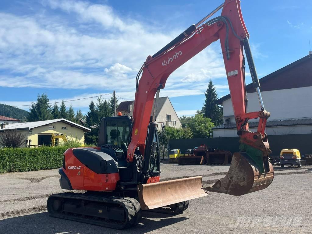 Kubota KX080 Midibagger  7t - 12t