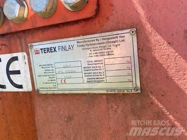 Terex Finlay 694T Mobile Siebanlagen