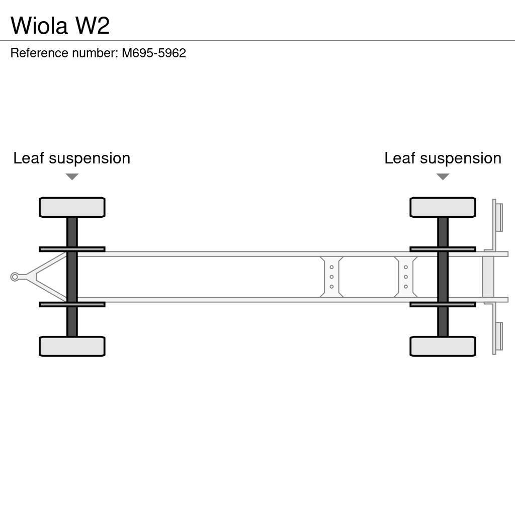 Wiola W2 Pritschenanhänger