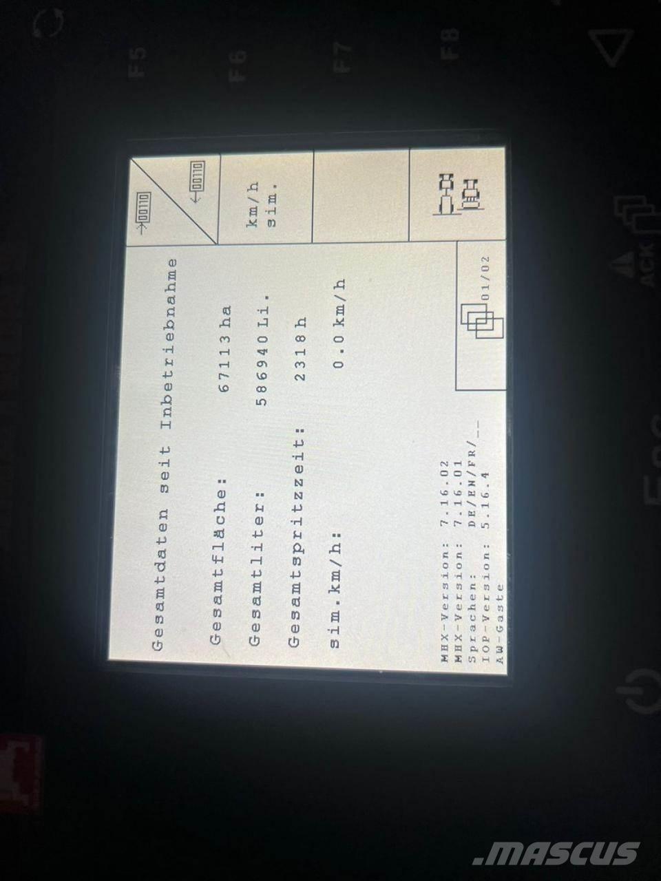Amazone UX 4200 Anhängespritzen