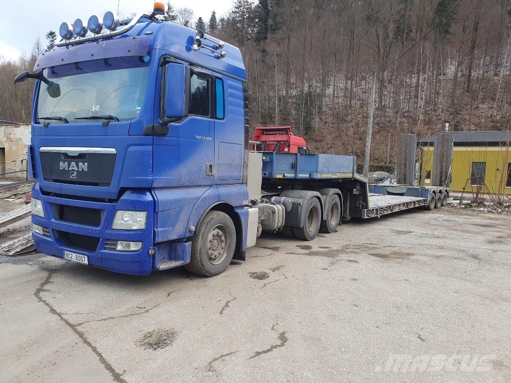 MAN TGX 33.480 Tieflader-Auflieger