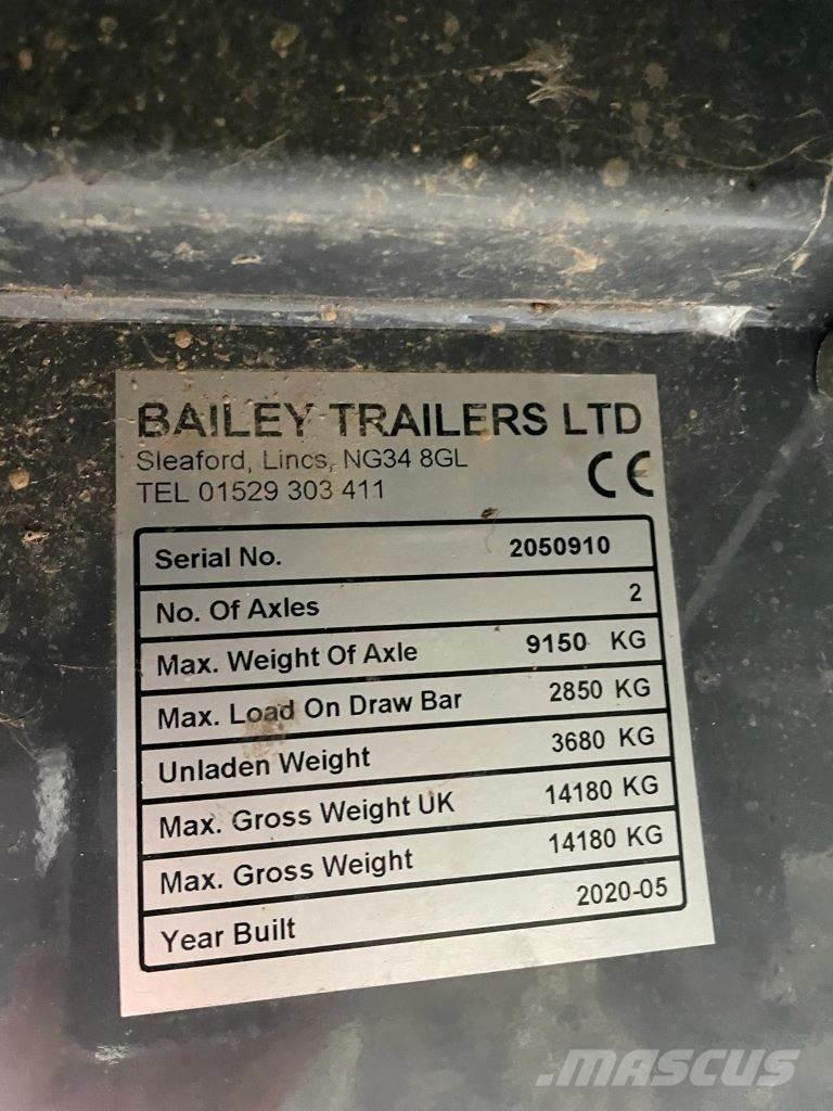 Bailey 10 TONNE Ballenanhänger