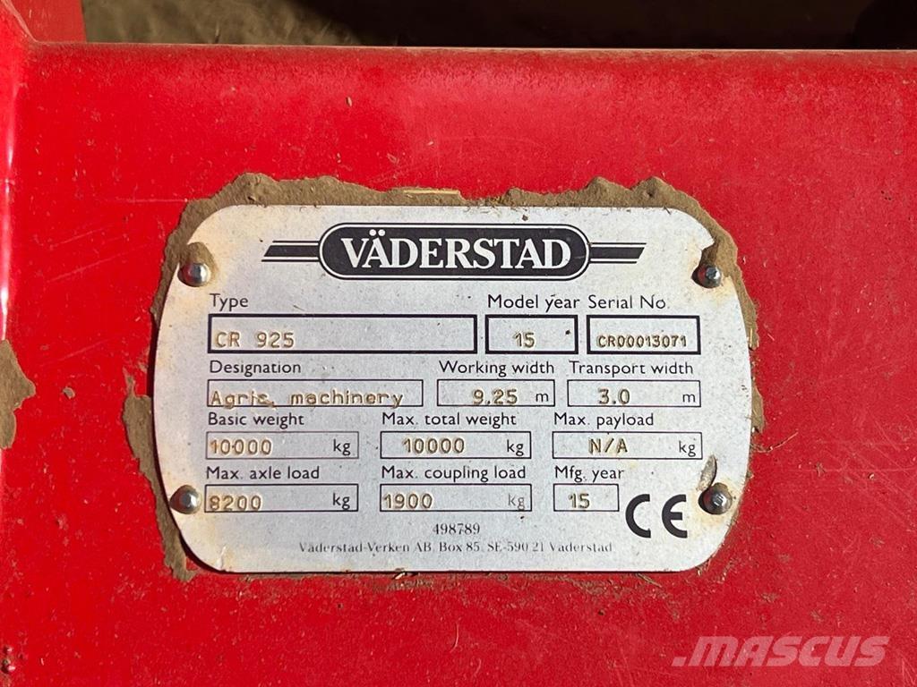 Väderstad CR925 Konventionelle Pflüge