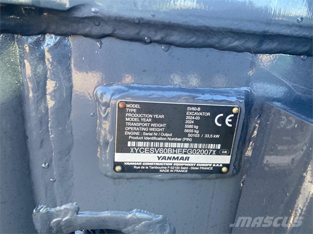 Yanmar SV60-B Midibagger  7t - 12t