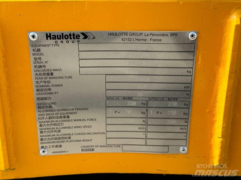 Haulotte OPTIMUM 8 Scheren-Arbeitsbühnen
