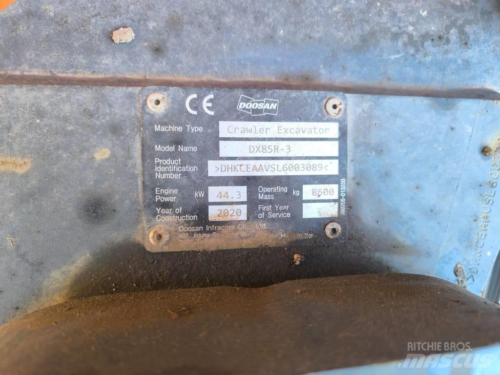 Doosan DX 85 R-3 Midibagger  7t - 12t