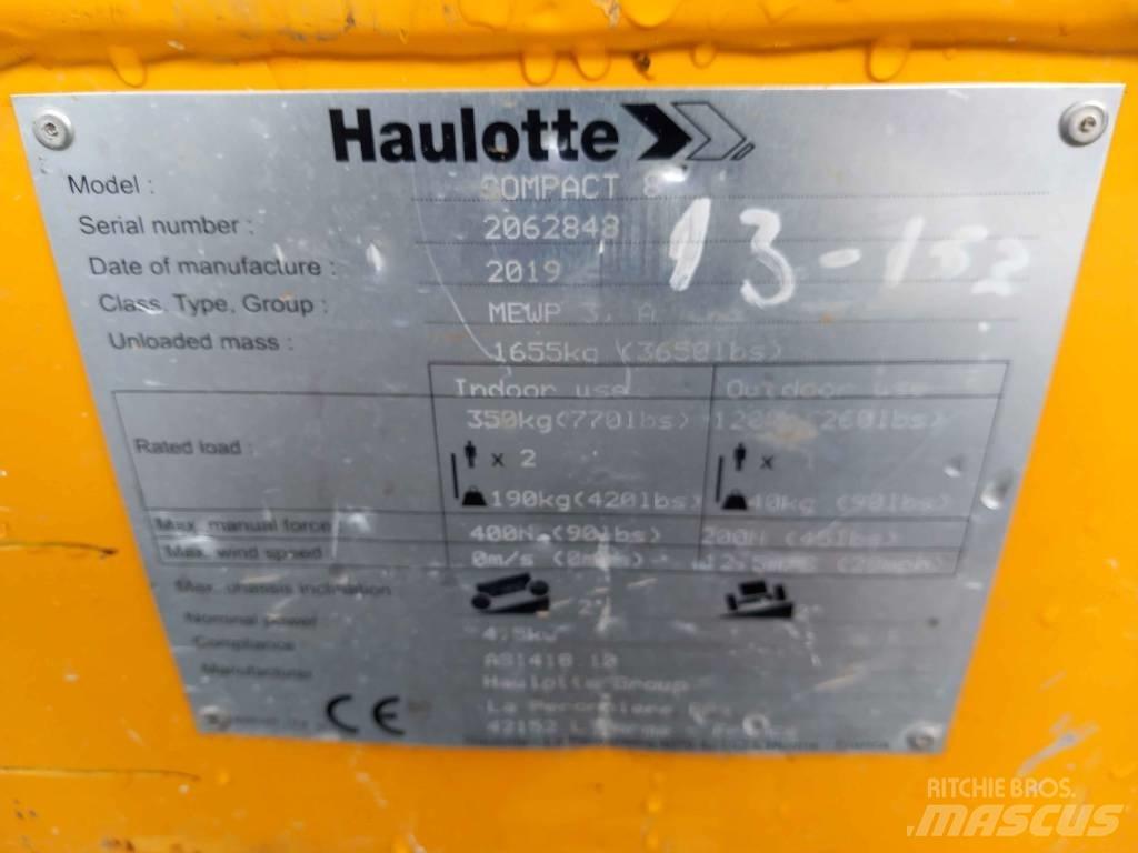Haulotte Compact 8 Scheren-Arbeitsbühnen