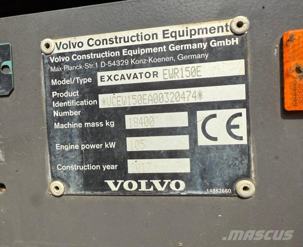 Volvo EWR150E Mobilbagger