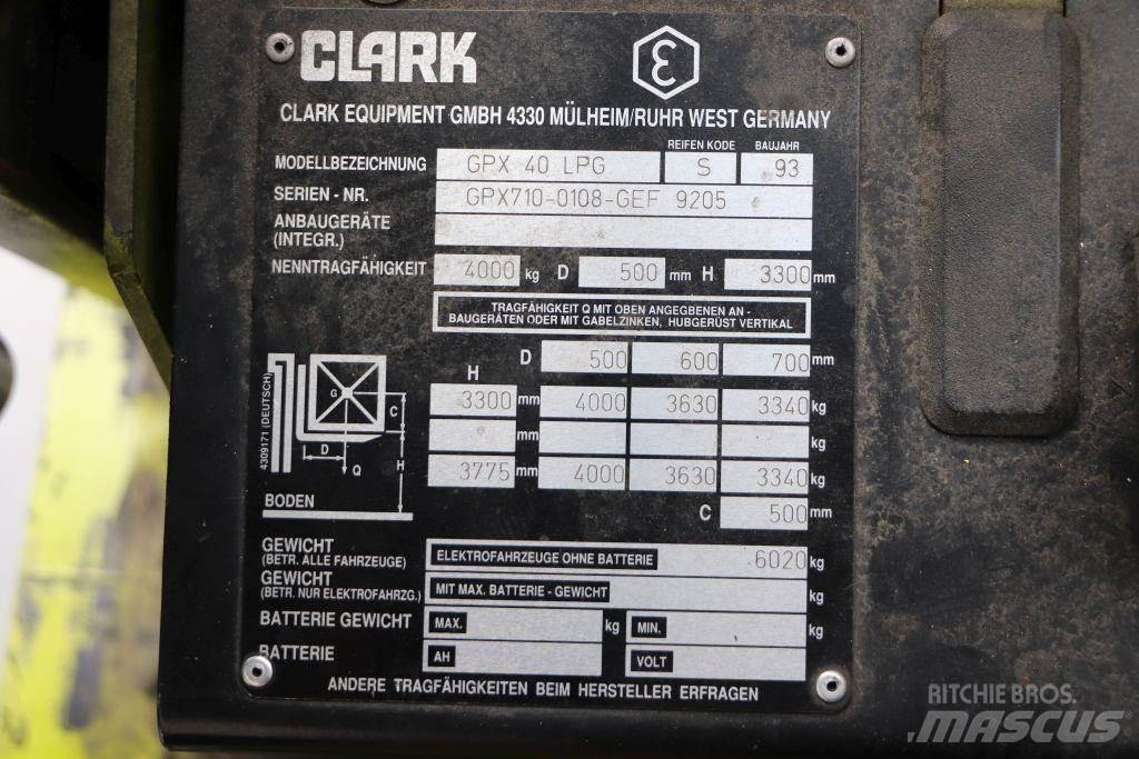 Clark GPX 40 LPG heftrucks