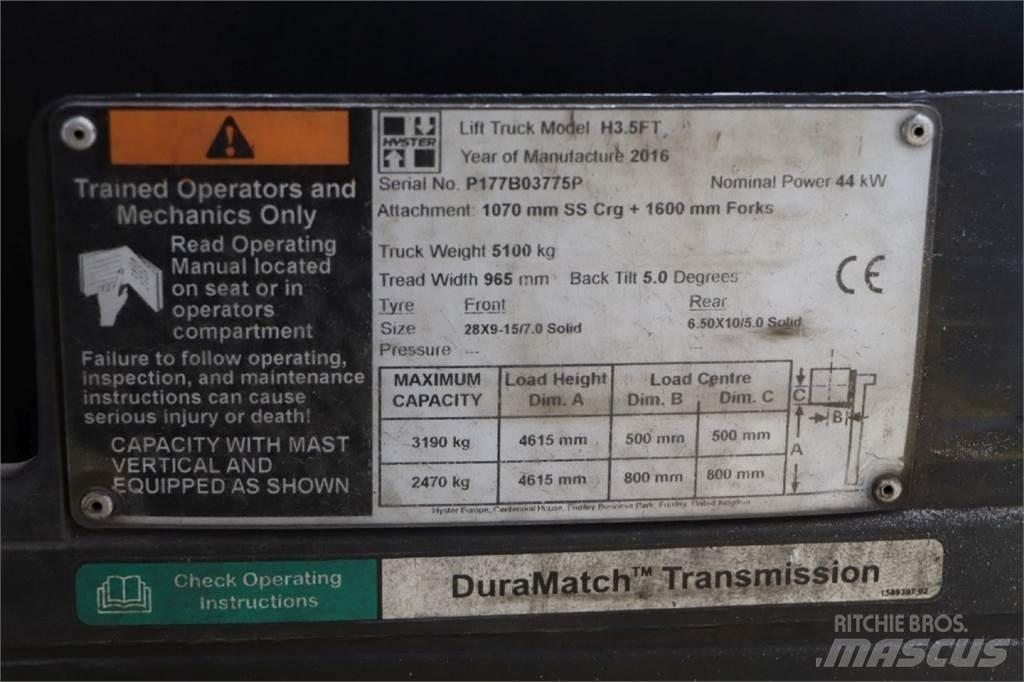 Hyster H3.5FT LPG heftrucks