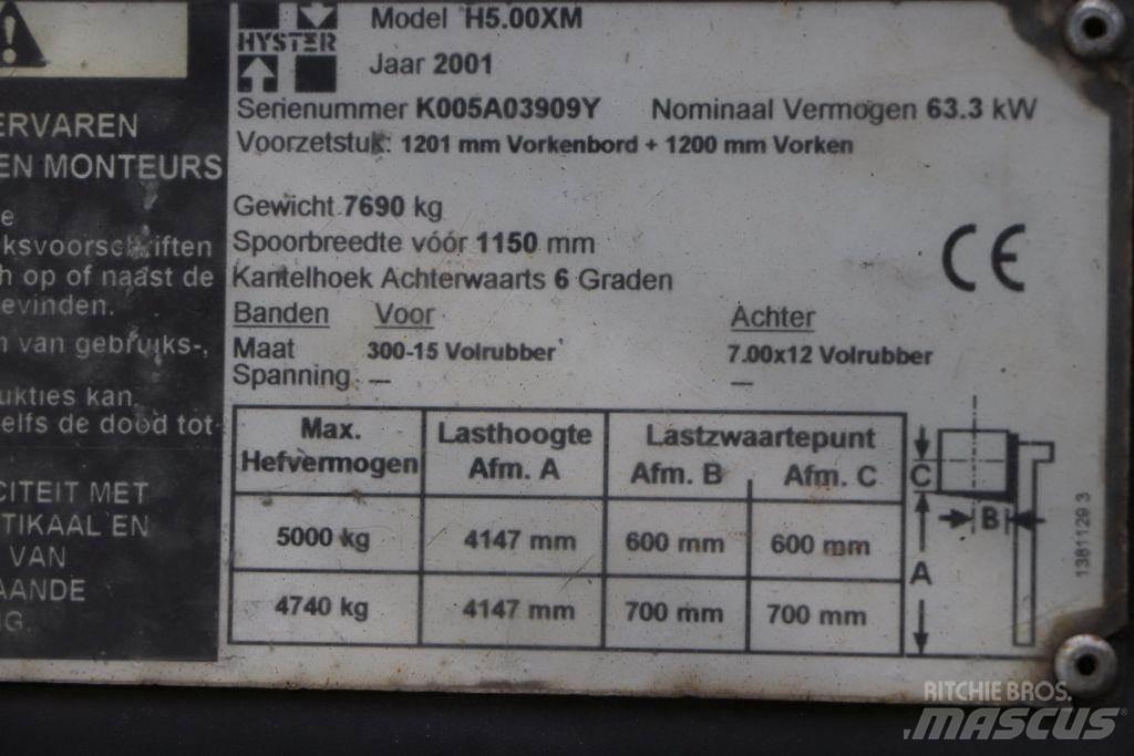 Hyster H5.00XM LPG heftrucks