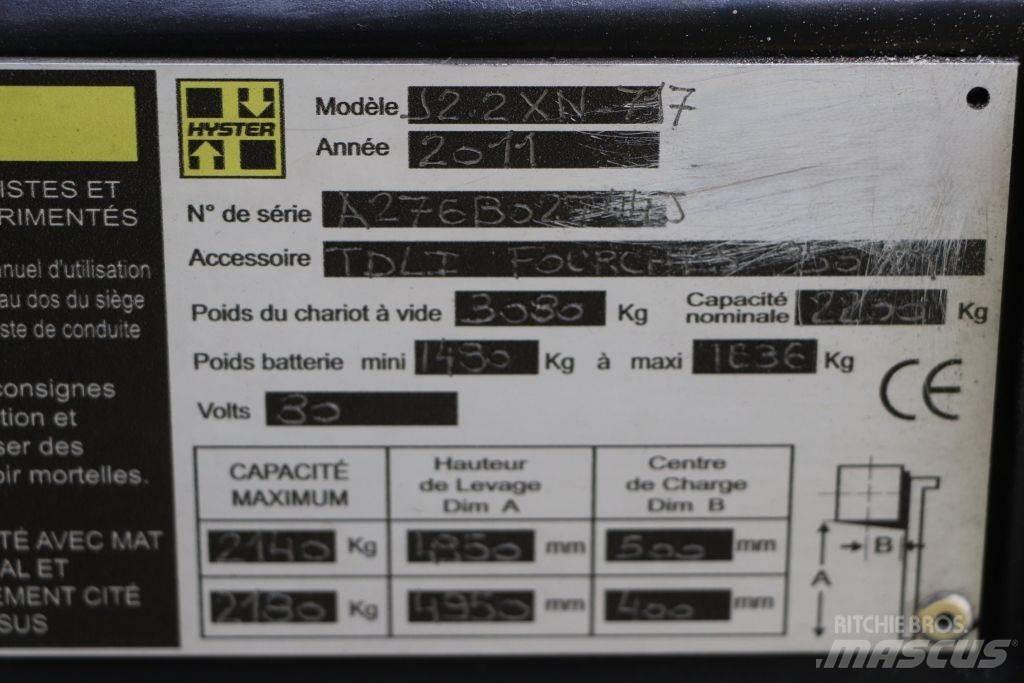 Hyster J2.2XN Elektrische heftrucks
