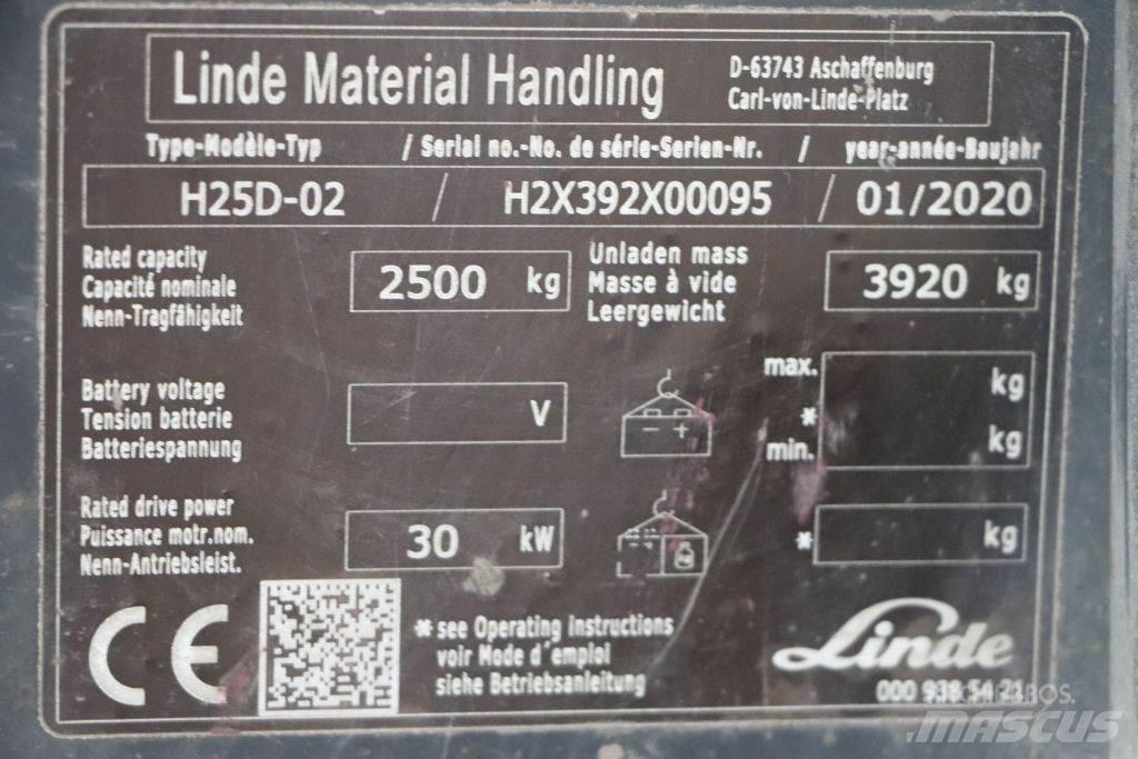 Linde H25D-02 Diesel heftrucks