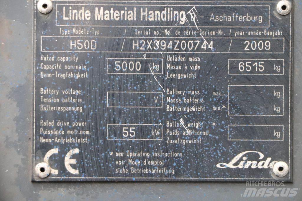 Linde H50D Diesel heftrucks
