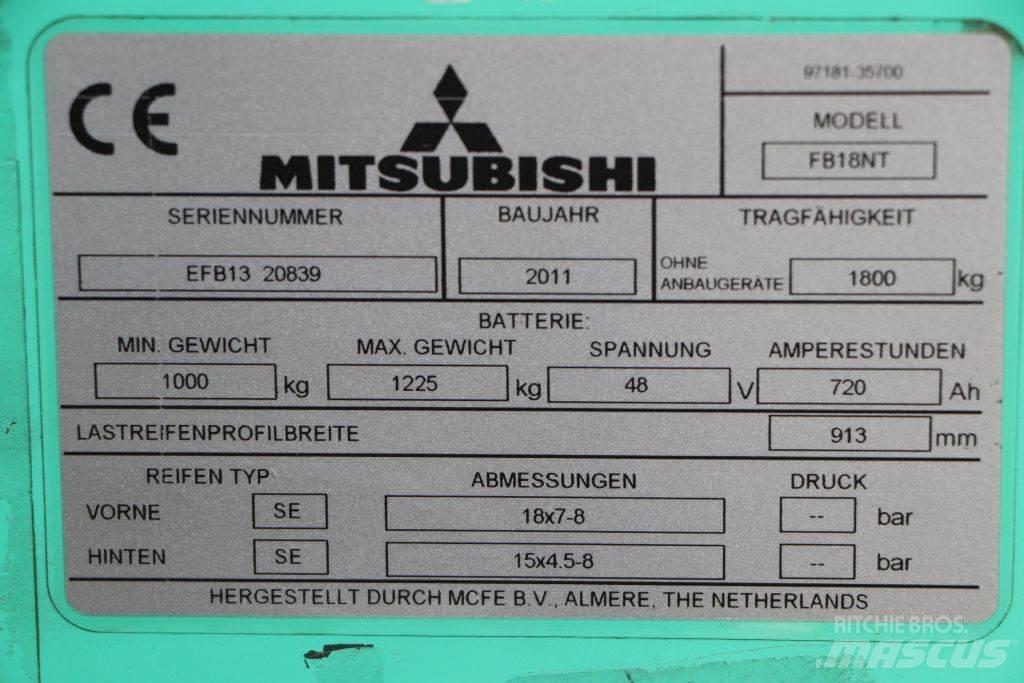 Mitsubishi FB18NT Elektrische heftrucks