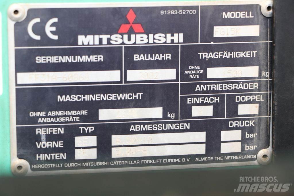 Mitsubishi FG15K LPG heftrucks
