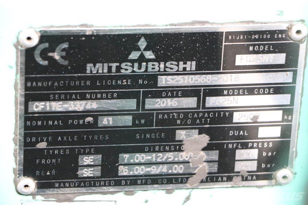 Mitsubishi FG25NT LPG heftrucks