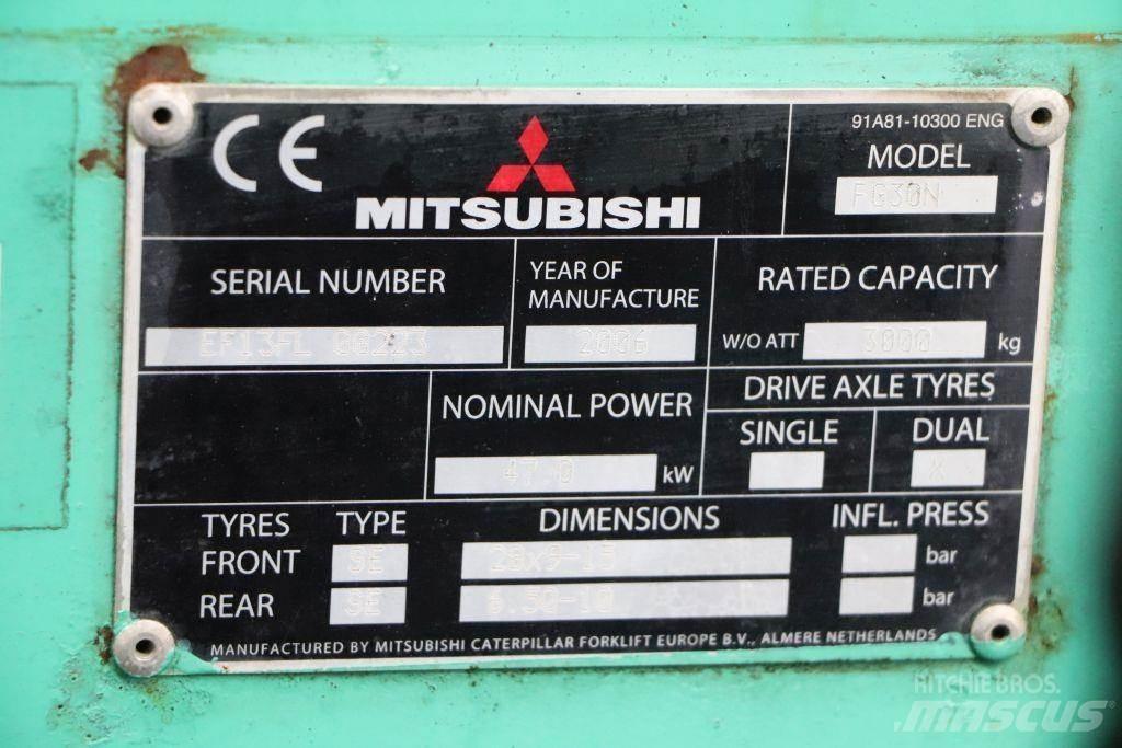 Mitsubishi FG30N LPG heftrucks
