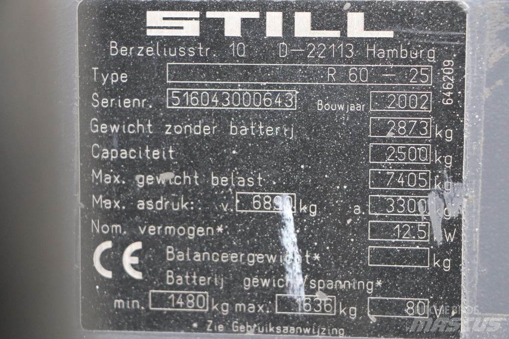 Still R60-25 Elektrische heftrucks