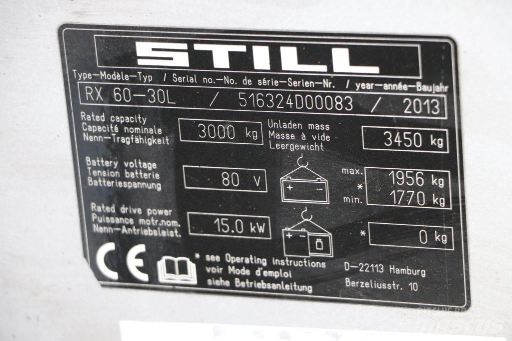 Still RX60-30L Elektrische heftrucks