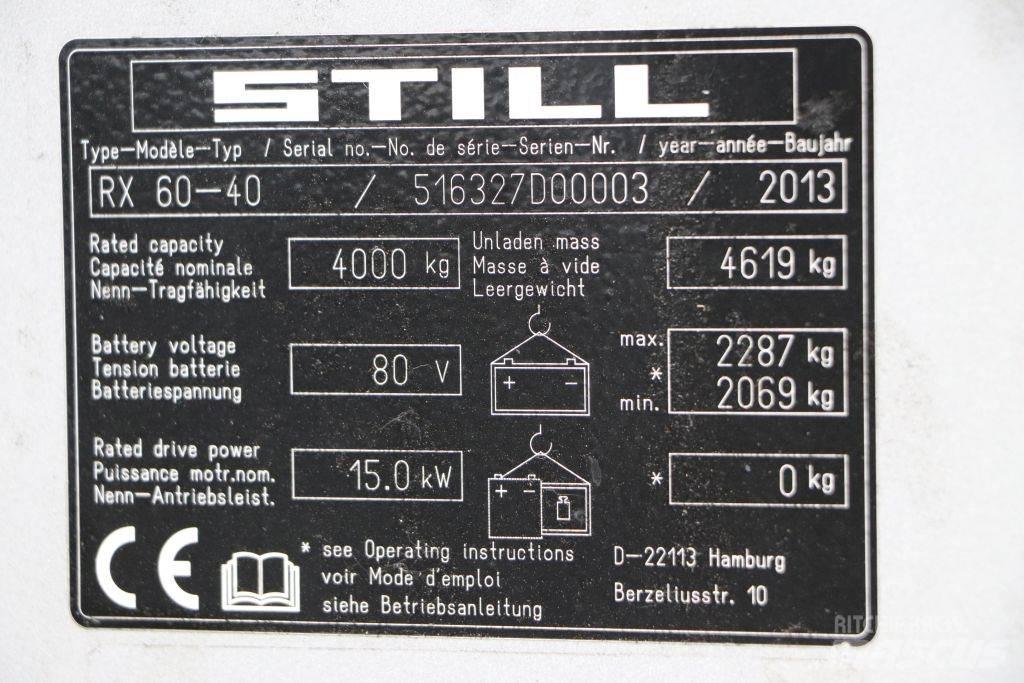 Still RX60-40 Elektrische heftrucks
